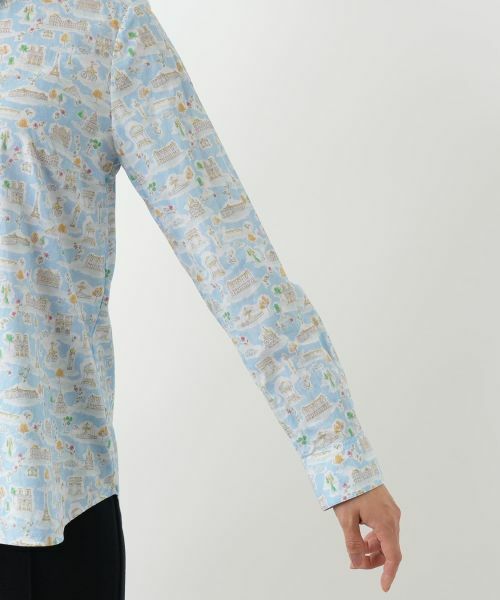 Leilian / レリアン シャツ・ブラウス | LIBERTYプリントシャツブラウス【25年10月カタログ】 | 詳細9