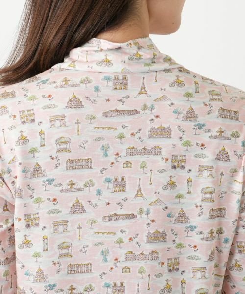 Leilian / レリアン カットソー | プリントハイネックカットソー | 詳細11