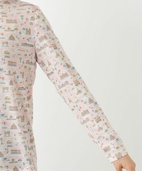 Leilian / レリアン カットソー | プリントハイネックカットソー | 詳細12