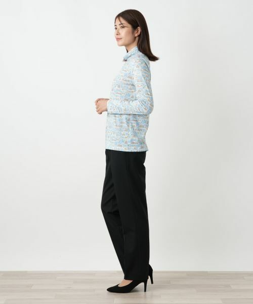 Leilian / レリアン カットソー | プリントハイネックカットソー | 詳細2
