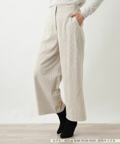 Leilian / レリアン その他パンツ | コーデュロイガウチョパンツ【25年10月カタログ】