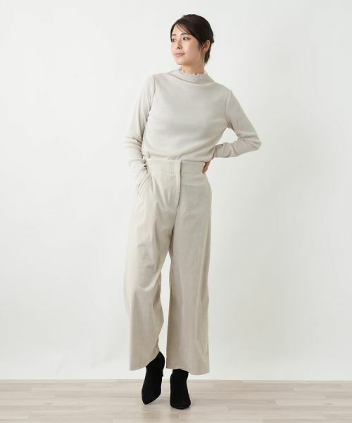 Leilian / レリアン その他パンツ | コーデュロイガウチョパンツ【25年10月カタログ】 | 詳細1