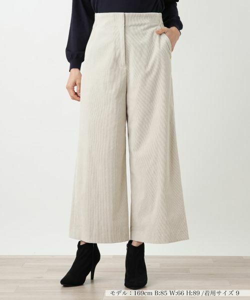Leilian / レリアン その他パンツ | コーデュロイガウチョパンツ【25年10月カタログ】 | 詳細16