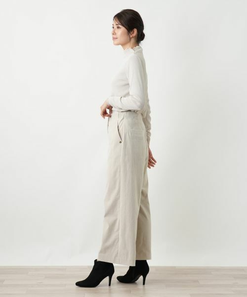 Leilian / レリアン その他パンツ | コーデュロイガウチョパンツ【25年10月カタログ】 | 詳細2