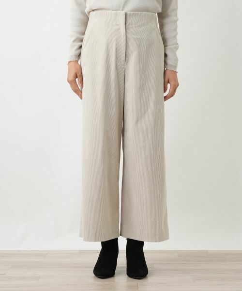 Leilian / レリアン その他パンツ | コーデュロイガウチョパンツ【25年10月カタログ】 | 詳細4