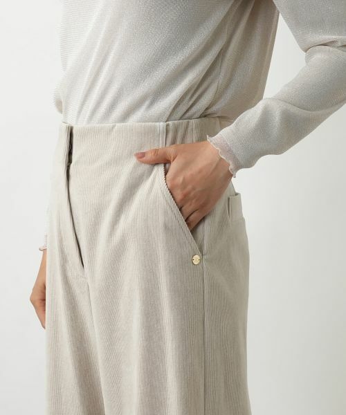 Leilian / レリアン その他パンツ | コーデュロイガウチョパンツ【25年10月カタログ】 | 詳細9