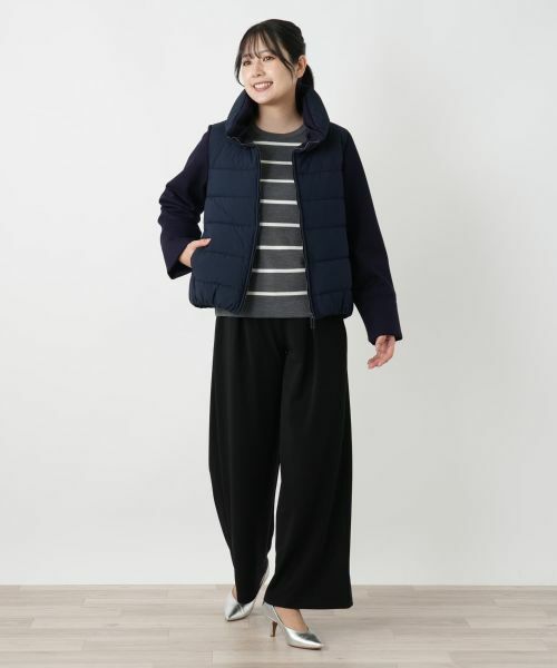 Leilian / レリアン テーラードジャケット | 中わた切替ジャケット | 詳細1