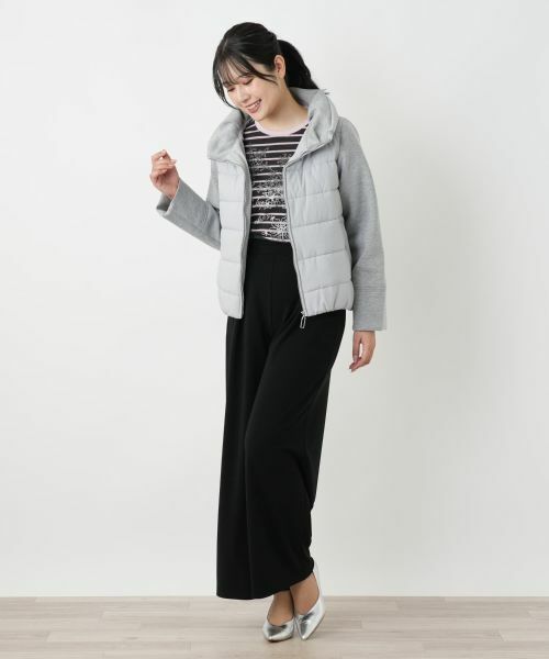 Leilian / レリアン テーラードジャケット | 中わた切替ジャケット | 詳細4