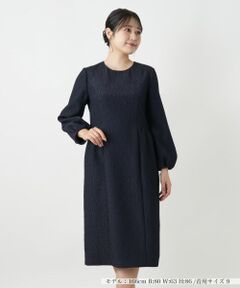 Leilian / レリアン ドレス | 洗えるボリュームスリーブワンピース【セレモニー】