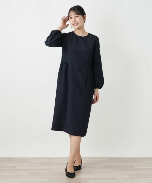 Leilian / レリアン ドレス | 洗えるボリュームスリーブワンピース【セレモニー】 | 詳細1