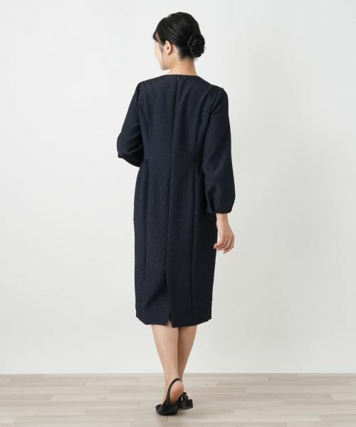 Leilian / レリアン ドレス | 洗えるボリュームスリーブワンピース【セレモニー】 | 詳細3