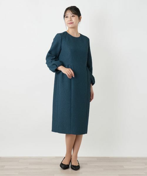 Leilian / レリアン ドレス | 洗えるボリュームスリーブワンピース【セレモニー】 | 詳細4