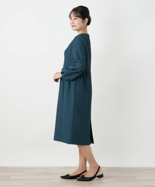 Leilian / レリアン ドレス | 洗えるボリュームスリーブワンピース【セレモニー】 | 詳細5