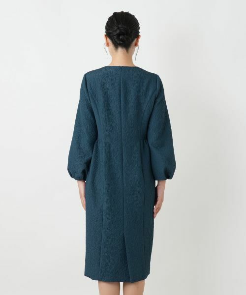 Leilian / レリアン ドレス | 洗えるボリュームスリーブワンピース【セレモニー】 | 詳細9