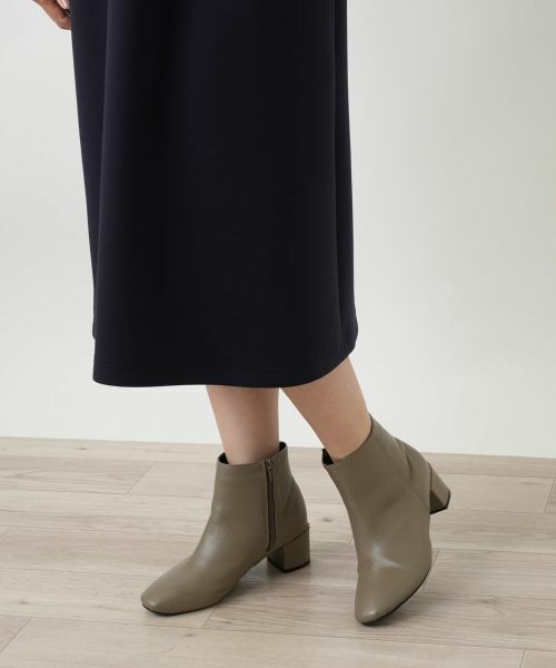 Leilian / レリアン ドレス | 洗えるダンボールニット袖異素材MIXワンピース【25年10月カタログ】 | 詳細9