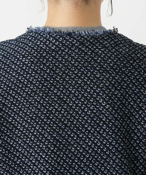 Leilian / レリアン テーラードジャケット | Vネックニットジャケット | 詳細11