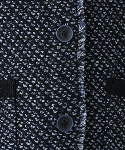 Leilian / レリアン テーラードジャケット | Vネックニットジャケット | 詳細16