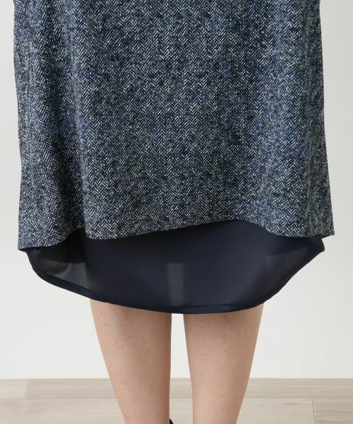 Leilian / レリアン セットアップ | ヘリンボーンプリントジレスーツ【25年10月カタログ】 | 詳細19