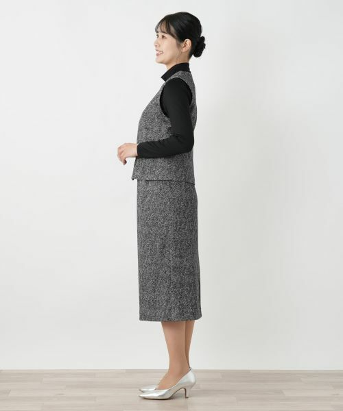 Leilian / レリアン セットアップ | ヘリンボーンプリントジレスーツ【25年10月カタログ】 | 詳細24