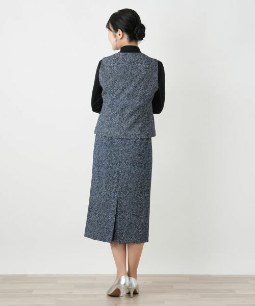 Leilian / レリアン セットアップ | ヘリンボーンプリントジレスーツ【25年10月カタログ】 | 詳細28