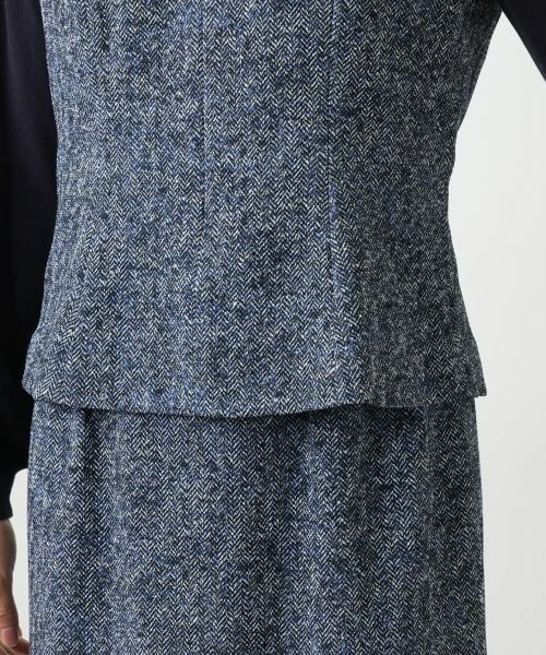 Leilian / レリアン セットアップ | ヘリンボーンプリントジレスーツ【25年10月カタログ】 | 詳細9