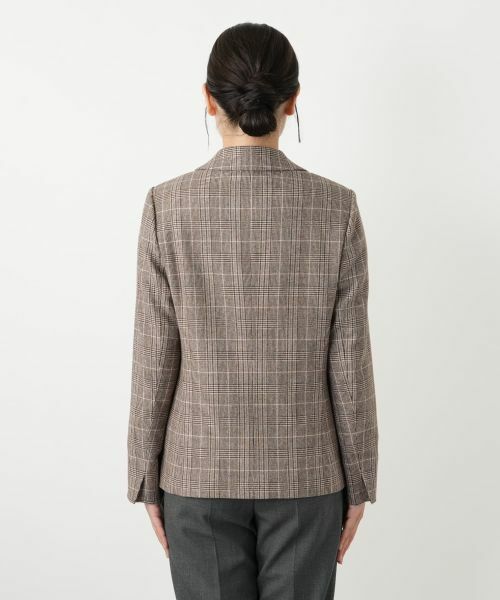 Leilian / レリアン テーラードジャケット | チェック柄ストレッチブレザー【25年10月カタログ】 | 詳細18