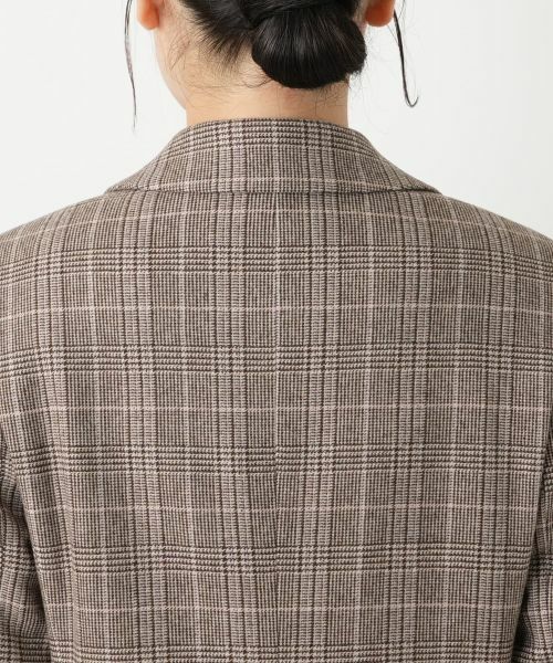 Leilian / レリアン テーラードジャケット | チェック柄ストレッチブレザー【25年10月カタログ】 | 詳細20