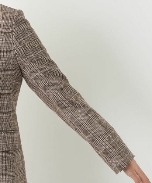 Leilian / レリアン テーラードジャケット | チェック柄ストレッチブレザー【25年10月カタログ】 | 詳細21