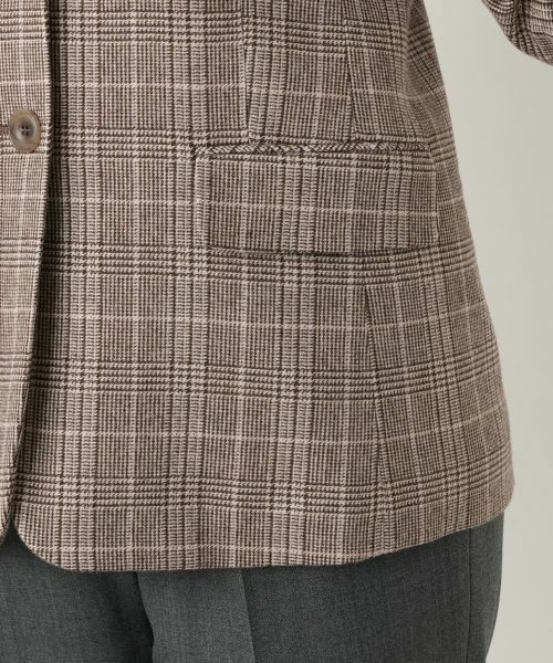 Leilian / レリアン テーラードジャケット | チェック柄ストレッチブレザー【25年10月カタログ】 | 詳細24