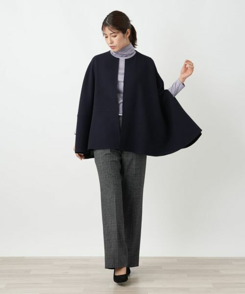 Leilian / レリアン テーラードジャケット | ケープジャケット | 詳細1