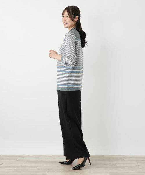 Leilian / レリアン ニット・セーター | ボーダーハイネックニット【25年10月カタログ】 | 詳細18