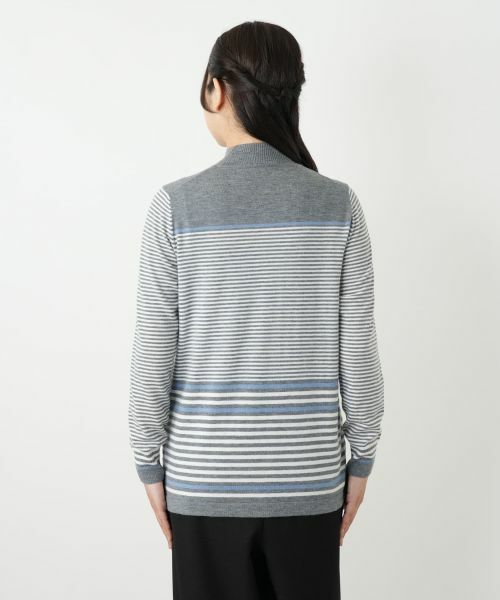 Leilian / レリアン ニット・セーター | ボーダーハイネックニット【25年10月カタログ】 | 詳細22