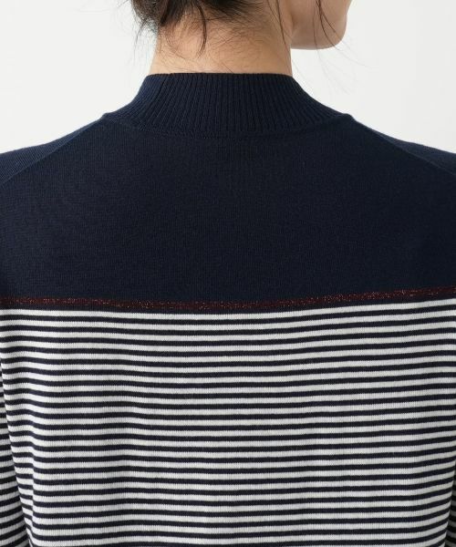 Leilian / レリアン ニット・セーター | ボーダーハイネックニット【25年10月カタログ】 | 詳細4
