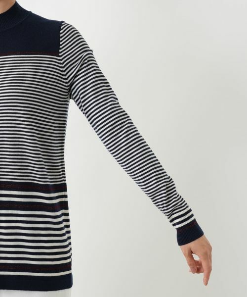 Leilian / レリアン ニット・セーター | ボーダーハイネックニット【25年10月カタログ】 | 詳細6