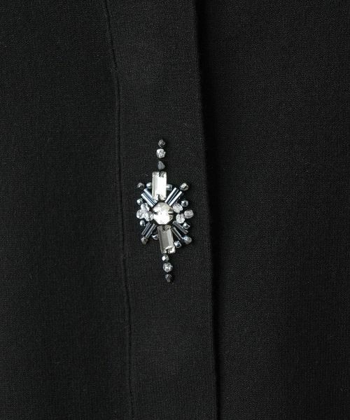 Leilian / レリアン カーディガン・ボレロ | ビジュー付きレーヨン混カーディガン【25年10月カタログ】 | 詳細10