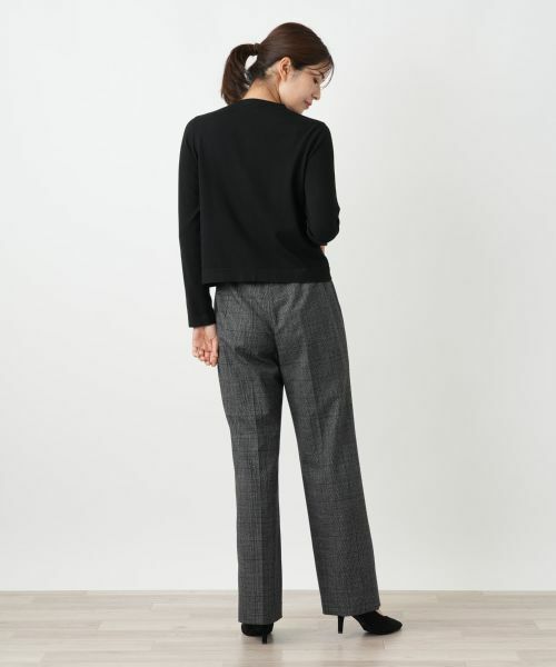 Leilian / レリアン カーディガン・ボレロ | ビジュー付きレーヨン混カーディガン【25年10月カタログ】 | 詳細15