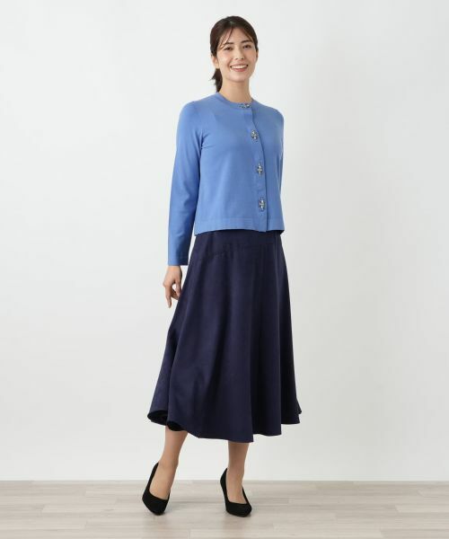 Leilian / レリアン カーディガン・ボレロ | ビジュー付きレーヨン混カーディガン【25年10月カタログ】 | 詳細16