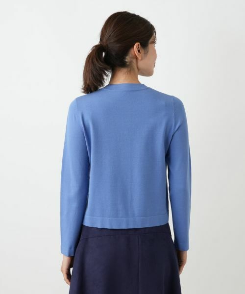 Leilian / レリアン カーディガン・ボレロ | ビジュー付きレーヨン混カーディガン【25年10月カタログ】 | 詳細21