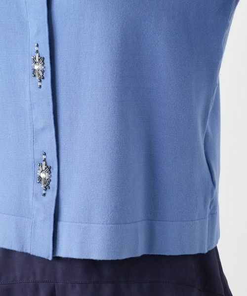 Leilian / レリアン カーディガン・ボレロ | ビジュー付きレーヨン混カーディガン【25年10月カタログ】 | 詳細26