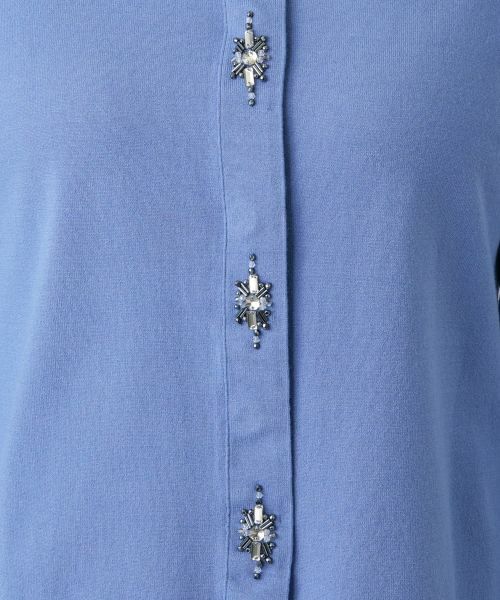 Leilian / レリアン カーディガン・ボレロ | ビジュー付きレーヨン混カーディガン【25年10月カタログ】 | 詳細27