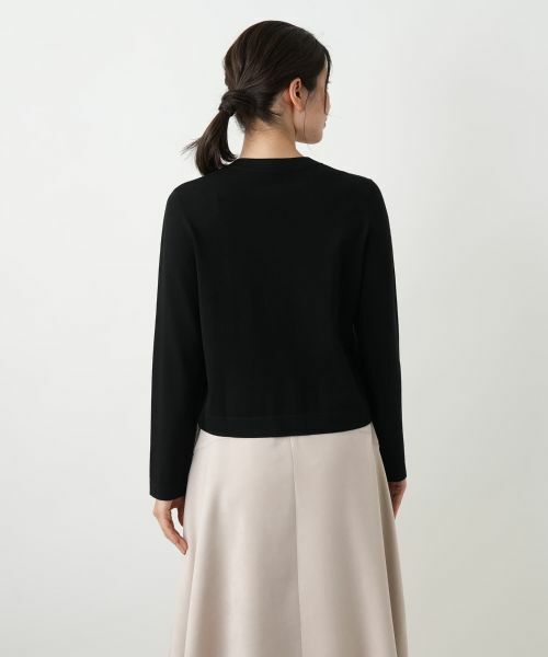 Leilian / レリアン カーディガン・ボレロ | ビジュー付きレーヨン混カーディガン【25年10月カタログ】 | 詳細3