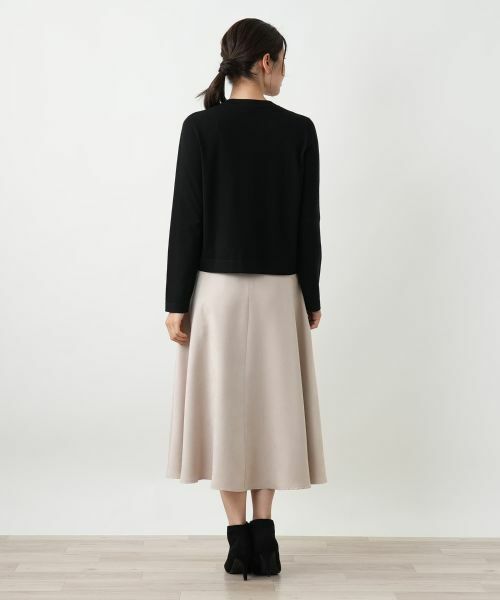 Leilian / レリアン カーディガン・ボレロ | ビジュー付きレーヨン混カーディガン【25年10月カタログ】 | 詳細6