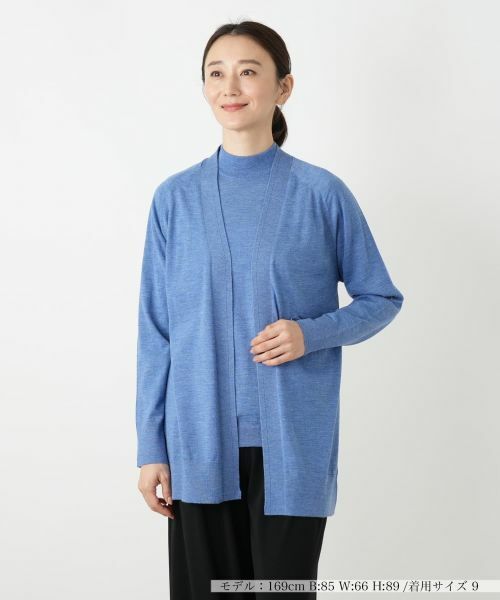 Leilian/レリアン ニットカーディガン【GEMMA】 コバルトブルー 9(M) Leilian/レリアン ニットカーディガン【GEMMA】 コバルトブルー 9(M)