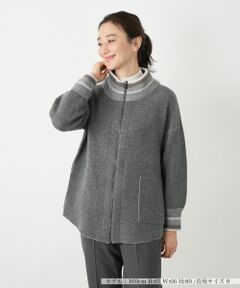 Leilian / レリアン その他アウター | ハイネックニットジャケット【LE TRICOT PERUGIA】