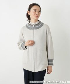 Leilian / レリアン その他アウター | ハイネックニットジャケット【LE TRICOT PERUGIA】