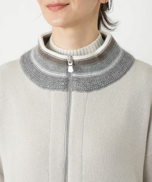 Leilian / レリアン その他アウター | ハイネックニットジャケット【LE TRICOT PERUGIA】 | 詳細10