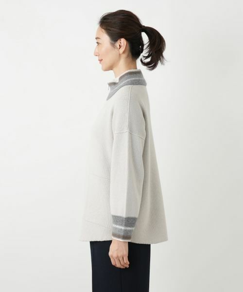 Leilian / レリアン その他アウター | ハイネックニットジャケット【LE TRICOT PERUGIA】 | 詳細8