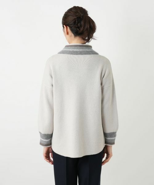 Leilian / レリアン その他アウター | ハイネックニットジャケット【LE TRICOT PERUGIA】 | 詳細9