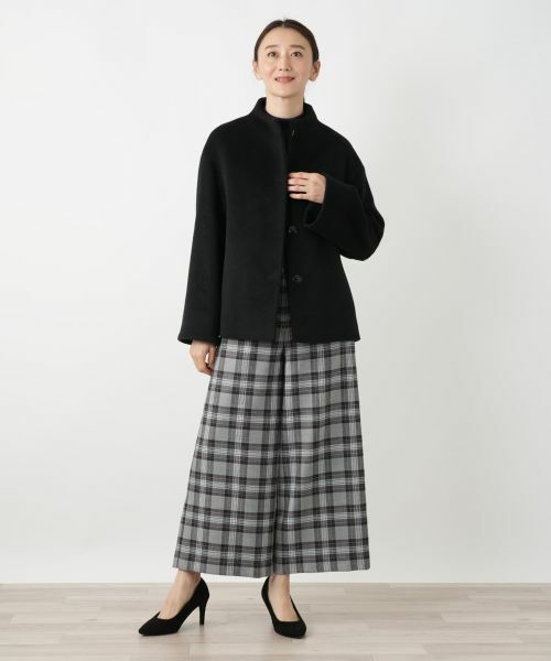 Leilian / レリアン その他アウター | ハイネックショートコート【CINZIA ROCCA】 | 詳細1