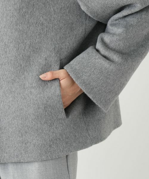 Leilian / レリアン その他アウター | ハイネックショートコート【CINZIA ROCCA】 | 詳細13